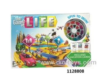 BOARD GAME ENGLISH LIFE JOURNEY IN COLOR BOX