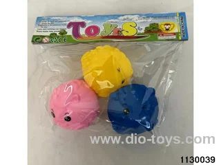 Vinyl toy with BB whistle