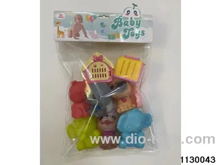Vinyl toy with BB whistle