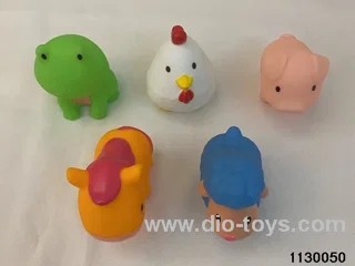 Vinyl toy with BB whistle