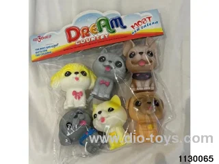 Vinyl toy with BB whistle