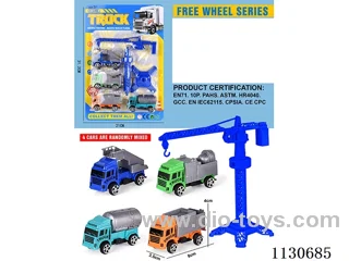 Glide Set Airport Service Vehicle 4 Cars + Accessories
