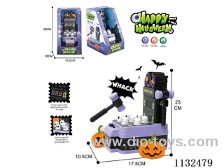 Gopher game machine with light and music (batteries not included)