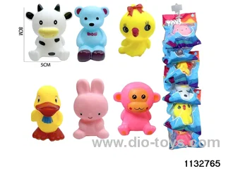 Enameled animals 6pcs