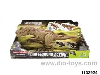 Vibrating Tyrannosaurus rex with hand spray