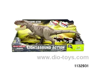 T. rex with hand-pressed rotating head