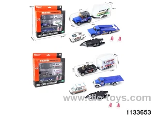 Alloy Travel Caravan Set