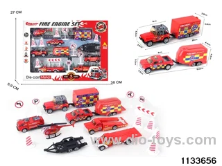 Alloy Travel Caravan Set