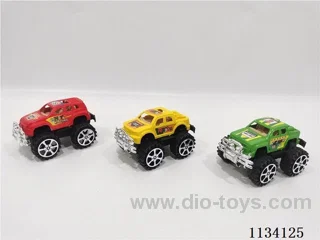 spray-painted pull back buggy