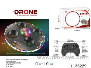 2.4G Foam Quadcopter Fixed Height with Dazzling Light Ring