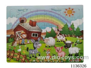 Wooden 60-piece jumbo jigsaw puzzle