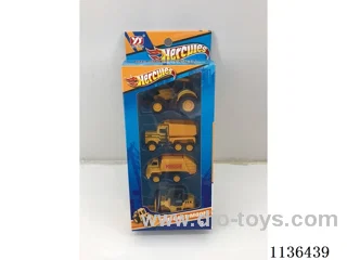 Engineering alloy car (4PCS)
