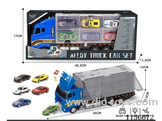 City Cargo Short Head + No.6 Sunroof Sports Car Series Alloy Vehicle