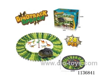 B/O Track Dinosaurs (78PCS)