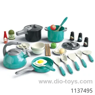 32PCS Kids Cooking Kitchen Food Toys in Color Box