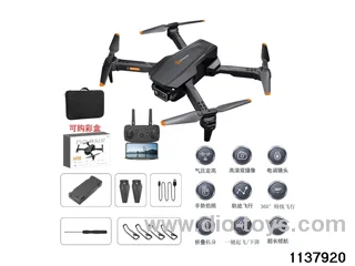 Optical flow electro-regulated folding drone