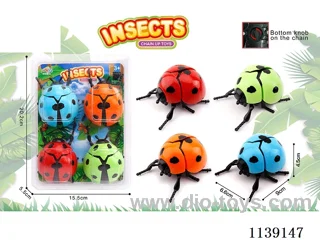 4PCS chained toys / ladybird
