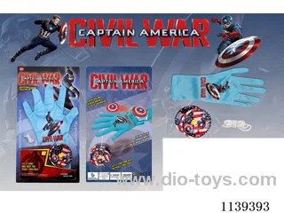 Captain America Gloves + Alloy YOYO Balls