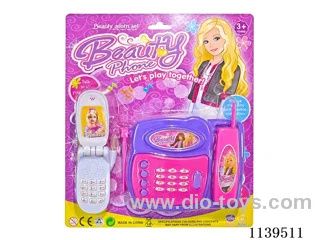 Telephone with sound and light