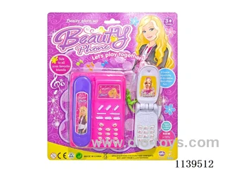 Telephone with sound and light