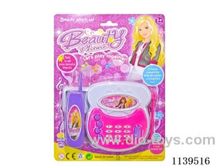 Telephone with sound and light