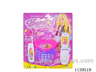 Telephone with sound and light