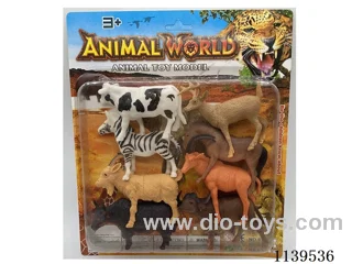8 PVC animals