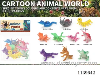 Real-life cartoon insect animals 10PCS
