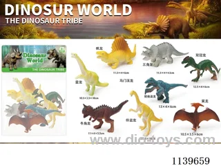 Solid Dinosaur 8PCS