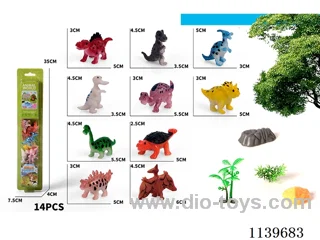 Cartoon Dinosaur Set