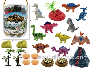Cartoon Dinosaur Scene(23PCS)