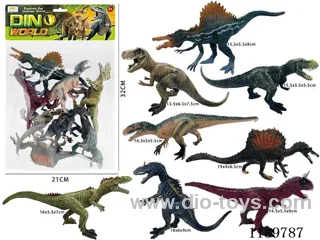 Delicate Hand-Painted Solid Dinosaurs (8PCS)