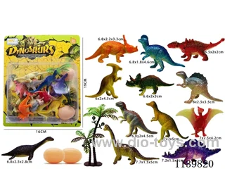 12 Dinosaurs Set (15PCS)