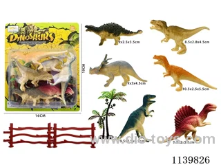 6 Dinosaurs (9PCS)
