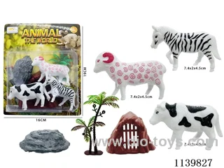 PP material 3 animals (6PCS)