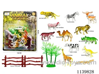 PP material 12 animals (15PCS)