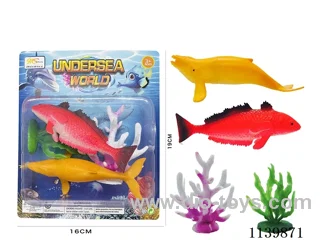 Ratfish, Baleen Whale(4PCS)
