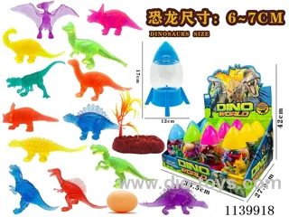 Crystal Dinosaur Scene in Rocket Launcher(17PCS)