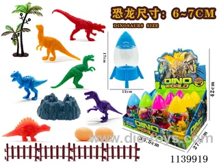 Rocket Launcher with Dinosaur Scene(15PCS)
