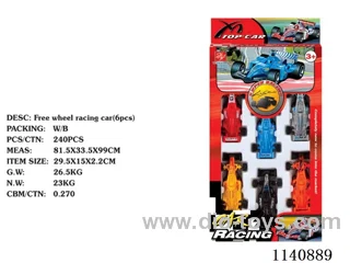 free wheel race car