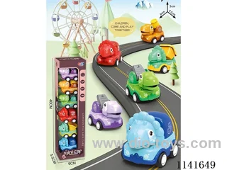 Pull Back Dinosaur Car 6pcs