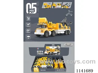 Alloy Inertia Rescue Vehicle5pcs