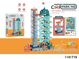 7-storey car building set