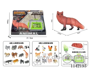 Red Fox + Animal Combo Set