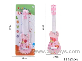 Balloon pattern small guitar