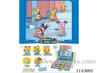 Wind-up Street Dance Boy (4 colours) (Walking upside down, wind-up braking, strutting, head bobbing)