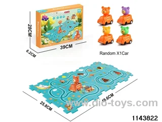 Electric Cartoon Puzzle Railcar
