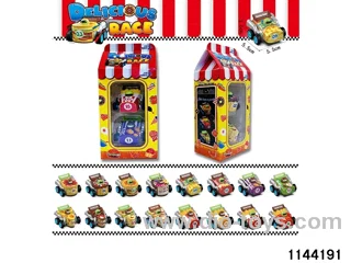 foodstuffs pull back car