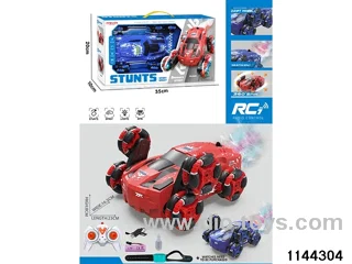 Small 6-wheeled stunt car