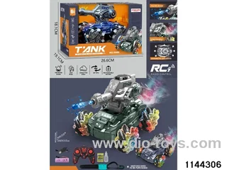 Small 4 Wheel Tank Drift Stunt Water Bomb Car